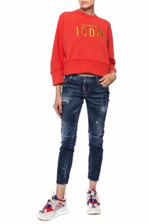 Jeansy z przetarciami, zdjęcie 2 Jeansy z przetarciami od Dsquared2